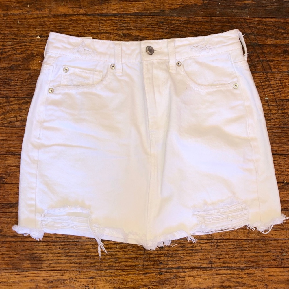 AMERICAN EAGLE White denim skirt
